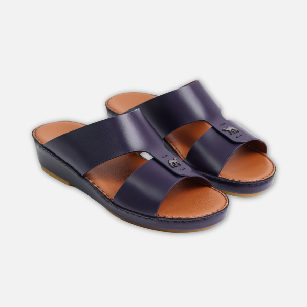 EBL ARABIC SANDAL AKS23 BLUE BERRY1