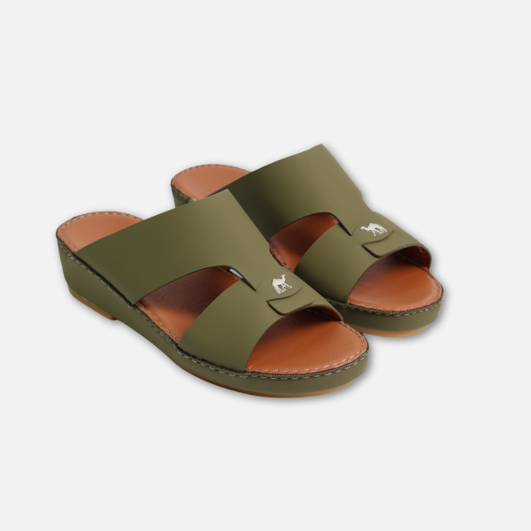 EBL ARABIC SANDAL AKS25 OLIVE GREEN1