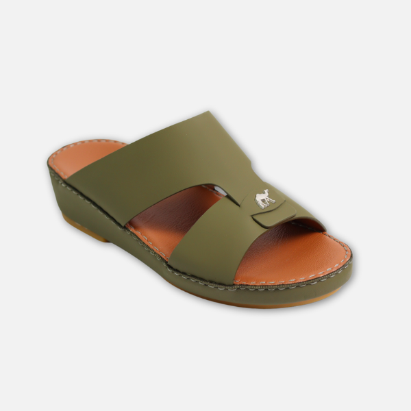EBL ARABIC SANDAL AKS25 OLIVE GREEN3