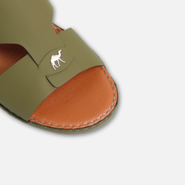 EBL ARABIC SANDAL AKS25 OLIVE GREEN4