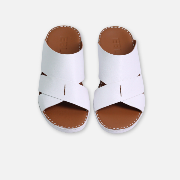 EBL ARABIC SANDAL AKS35 WHITE2
